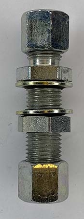 Tank-gjennomføring 8x8 mm. Rett.