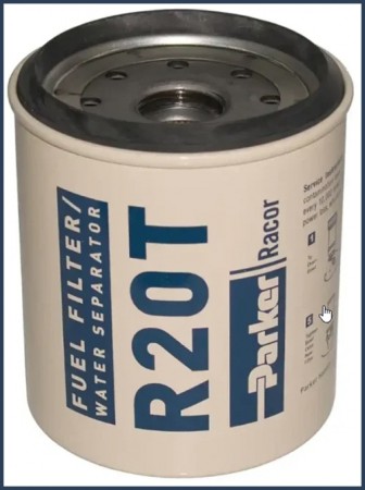 Racor R20T blå 10 µm.